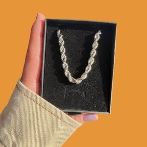 Stainless Steel Rope Chain Necklace